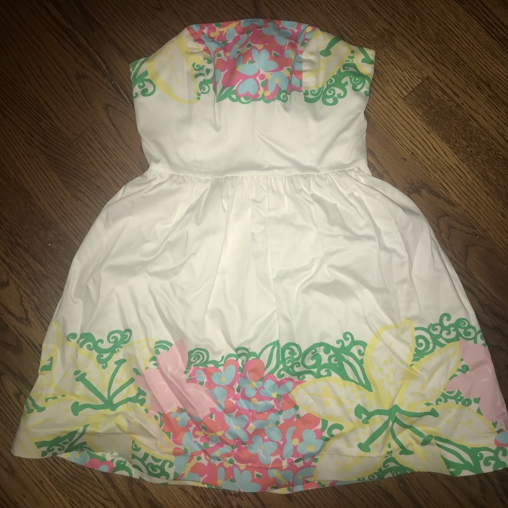 Lilly Pulitzer strapless dress